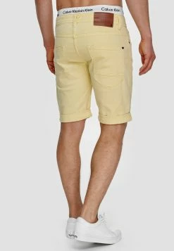 Indicode Jeans Denim Shorts Regular Jeans Page Heren Geel -Indicode Jeans Verkoop 2023 d419e3814ce83326291be8465e566f60