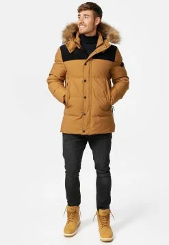 Indicode Jeans Parkas Winterparka Hexyl Heren Bruin -Indicode Jeans Verkoop 2023 d4787a517aadf8f7defbd521deb733e4