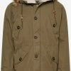 Indicode Jeans Parkas Winterparka Fann Heren Olijfgroen