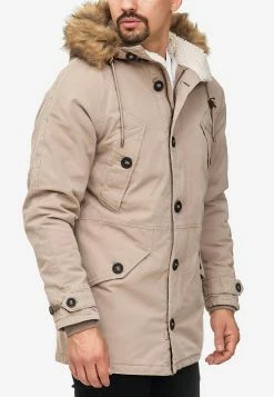 Indicode Jeans Parkas Winterparka Fann Heren Beige -Indicode Jeans Verkoop 2023 d5a61ff5a452cd171f8c244cf8e94937