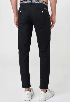 Indicode Jeans Chinos Slimfit Chino Bryne Heren Zwart -Indicode Jeans Verkoop 2023 d71d263743e2af33c1c4f6e20b5f196b