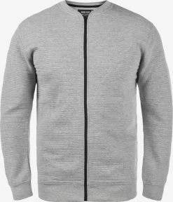 Indicode Jeans Sweatvesten Sweatvest Bronte Heren Grijs