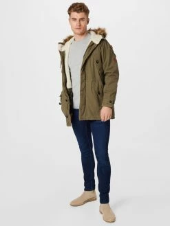 Indicode Jeans Parkas Winterparka Fann Heren Olijfgroen -Indicode Jeans Verkoop 2023 d88715e1b42b7b635b53118f79f449ca
