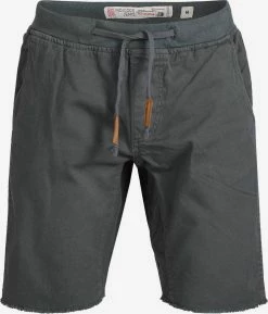 Indicode Jeans Chino Shorts Loosefit Chino Carver Heren Donkergrijs
