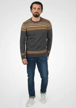 Indicode Jeans Crewneck Truien Trui Lurdes Heren Antraciet -Indicode Jeans Verkoop 2023 de210f40d504f437133672bc49fad5ae