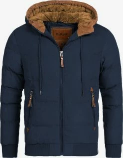 Indicode Jeans Winterjassen Winterjas Adeline Heren Navy