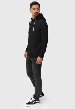 Indicode Jeans Hoodies Sweatshirt Bentley Heren Zwart -Indicode Jeans Verkoop 2023 df50912760feb33df8ff8cd4c9279a93