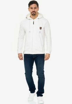 Indicode Jeans Sweatvesten Met Capuchon Sweatvest Braidwood Heren Wit -Indicode Jeans Verkoop 2023 df850a2427d20d46d436665a7b661cbe