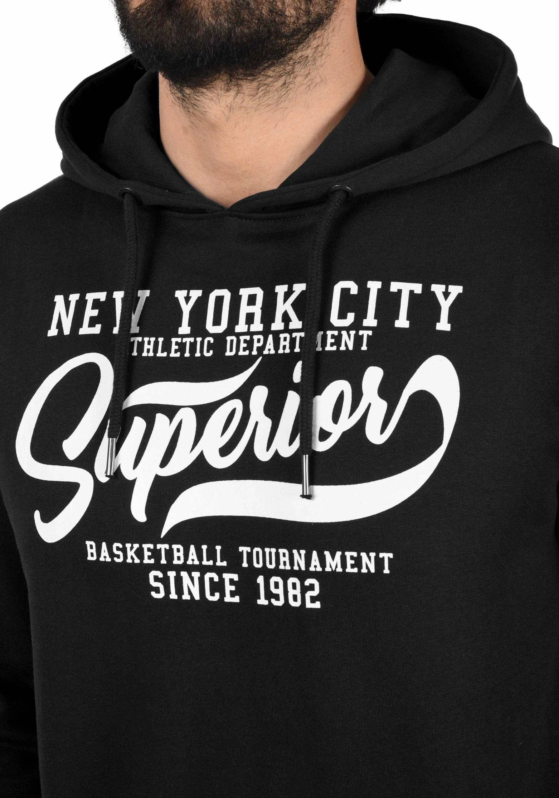 Indicode Jeans Hoodies Sweatshirt Galileri Heren Zwart 7 Indicode Jeans Hoodies Sweatshirt Galileri Heren Zwart - Afbeelding 5