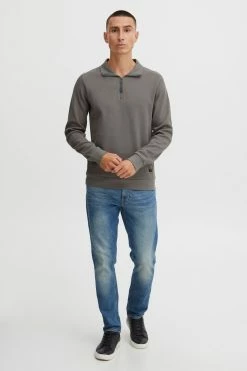 Indicode Jeans Crewneck Truien Trui Nadol Heren Grijs -Indicode Jeans Verkoop 2023 e14a7c30c3aa9a847b64b4a531836ceb
