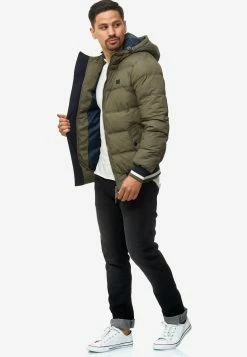 Indicode Jeans Winterjassen Winterjas Bacon Heren Olijfgroen -Indicode Jeans Verkoop 2023 e2b434aad2d7b480f561c52fb70ffdf9