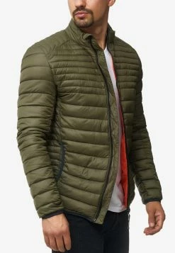 Indicode Jeans Tussenjassen Tussenjas Islington Heren Olijfgroen -Indicode Jeans Verkoop 2023 e2c1bd99a33b4b039bf3c30791328b9e