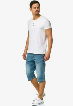 Indicode Jeans Shorts Regular Broek Jaspar Heren Blauw -Indicode Jeans Verkoop 2023 e36b408107d935a43ef1628df2052e9d