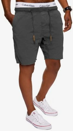 Indicode Jeans Chino Shorts Loosefit Chino Carver Heren Donkergrijs -Indicode Jeans Verkoop 2023 e41dc22de96702ea7131ef8b1dbabe26