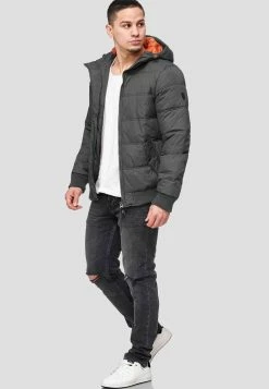 Indicode Jeans Winterjassen Winterjas Adrian ZA Heren Grijs -Indicode Jeans Verkoop 2023 e5081a4a2c8df7bc06071d854b141633