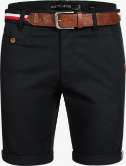 Indicode Jeans Chino Shorts Regular Chino Creel Heren Zwart