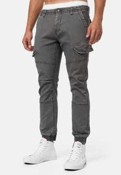 Indicode Jeans Cargobroeken Regular Cargobroek Heren Grijs -Indicode Jeans Verkoop 2023 e74b930a14296a267b9e337a315362f8