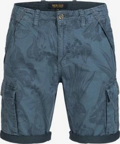 Indicode Jeans Cargo Shorts Regular Cargobroek Albert Heren Hemelsblauw