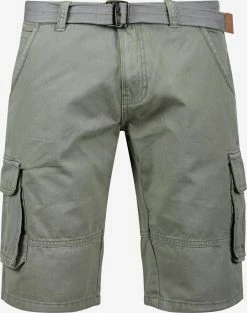 Indicode Jeans Cargo Shorts Regular Cargobroek Costa Heren Kaki