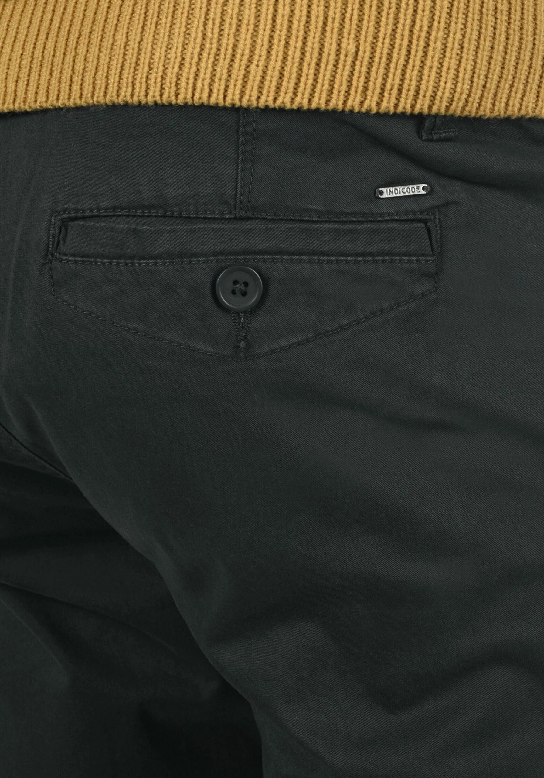 Indicode Jeans Chinos Regular Chino Penefal Heren Zwart 8 Indicode Jeans Chinos Regular Chino Penefal Heren Zwart - Afbeelding 6