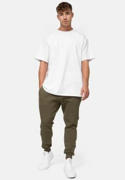 Indicode Jeans Sweatpants Tapered Broek Alejandra Heren Kaki -Indicode Jeans Verkoop 2023 eb508fd83f5c7098d93a1eff7cbb5cc8