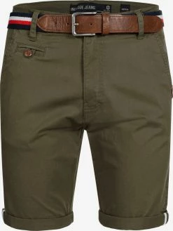 Indicode Jeans Chino Shorts Regular Chino Creel Heren Bruin