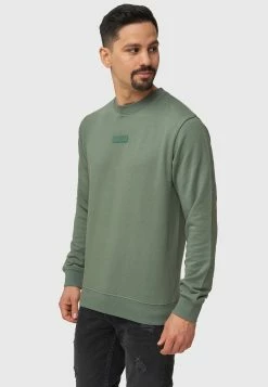 Indicode Jeans Sweatshirts Sweatshirt Baxter Heren Groen -Indicode Jeans Verkoop 2023 eca15cbc0362c35503abc438f3bfb42e