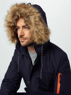 Indicode Jeans Parkas Winterparka Leake Heren Zwart -Indicode Jeans Verkoop 2023 ecc3cb69b3e51a29eb53b4bd4147737e