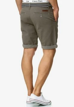 Indicode Jeans Shorts Regular Broek Acton Heren Grijs -Indicode Jeans Verkoop 2023 eddef1ae00984665a68559540264cfc1