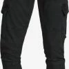 Indicode Jeans Cargobroeken Tapered Cargobroek August Heren Zwart