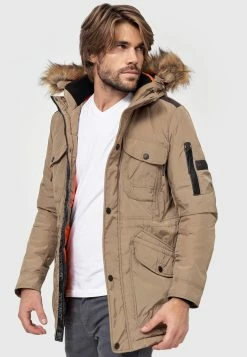 Indicode Jeans Parkas Winterparka Carpelan Heren Bruin -Indicode Jeans Verkoop 2023 efc46f76af4e353ab8c6ea0ec79868b7