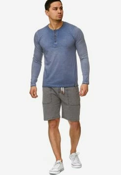 Indicode Jeans Shorts Regular Broek Stoufville Heren Basaltgrijs -Indicode Jeans Verkoop 2023 f109157716029bd2d467b17a0080343e