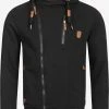 Indicode Jeans Sweatvesten Met Capuchon Sweatvest Elm Heren Zwart