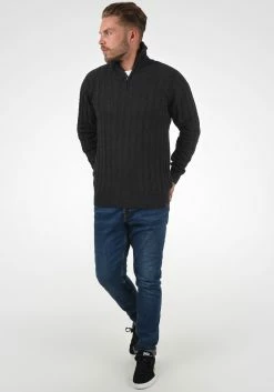 Indicode Jeans Coltruien Trui Paulo Heren Zwart -Indicode Jeans Verkoop 2023 f2288ea8ded155463e1e95203f43cecc