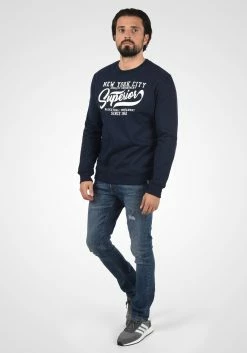 Indicode Jeans Sweatshirts Sweatshirt Galilero Heren Blauw -Indicode Jeans Verkoop 2023 f33ef6e195d2b4e6502d408257e031b0