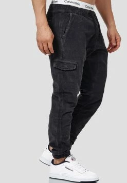 Indicode Jeans Cargobroeken Regular Cargobroek Walker Heren Zwart -Indicode Jeans Verkoop 2023 f35afbe87ce9b56537a665926746b007