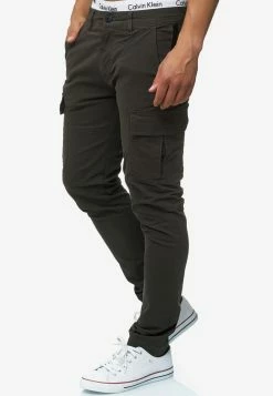 Indicode Jeans Cargobroeken Slimfit Cargobroek Mathews Heren Donkergrijs -Indicode Jeans Verkoop 2023 f4a6f3d62a57157bc10abd6f3c9c241d