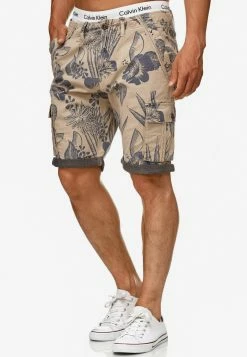 Indicode Jeans Cargo Shorts Regular Cargobroek Albert Heren Beige -Indicode Jeans Verkoop 2023 f542bf5ad5e075811c3ebaa11959ca92