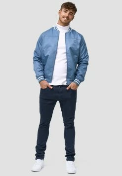 Indicode Jeans Tussenjassen Tussenjas Manos Heren Blauw -Indicode Jeans Verkoop 2023 f5874ce5667609433bc4d4d976e4de04