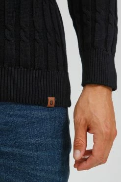 Indicode Jeans Crewneck Truien Trui PAULETTA Heren Zwart -Indicode Jeans Verkoop 2023 f6accbff3a8028b86c06168eef692e0f