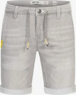Indicode Jeans Denim Shorts Regular Broek Azibo Heren Lichtgrijs