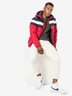 Indicode Jeans Tussenjassen Regular Fit Tussenjas AGRIPPA Heren Rood -Indicode Jeans Verkoop 2023 f6e5e315000bc91b827a5222e09bfb36