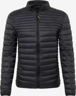 Indicode Jeans Tussenjassen Regular Fit Tussenjas Amare Heren Zwart