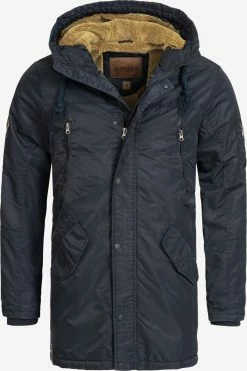 Indicode Jeans Parkas Winterparka Bardsley Heren Navy