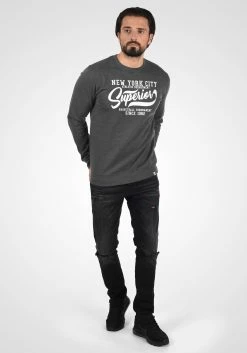 Indicode Jeans Sweatshirts Sweatshirt Galilero Heren Grijs -Indicode Jeans Verkoop 2023 fa1938c69ce9e29948043d6647f6dfa0