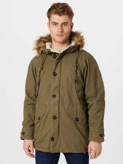 Indicode Jeans Parkas Winterparka Fann Heren Olijfgroen -Indicode Jeans Verkoop 2023 fb4a6d271d1b723a210b1f00379e7685