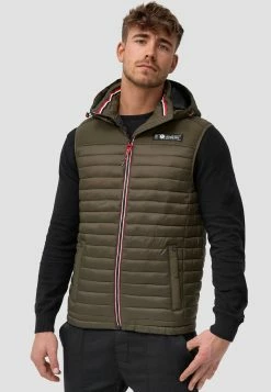 Indicode Jeans Bodywarmers Bodywarmer Leach Heren Groen -Indicode Jeans Verkoop 2023 fb556b39d55b7a34f0c297d0ac0a036e