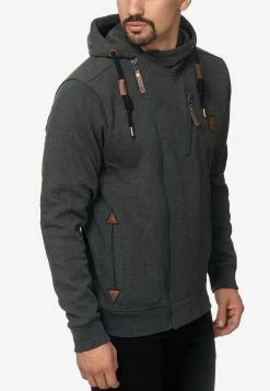 Indicode Jeans Sweatvesten Met Capuchon Sweatvest Elm Heren Donkergrijs -Indicode Jeans Verkoop 2023 fbf5666737d3fba22d4084e07eca041a