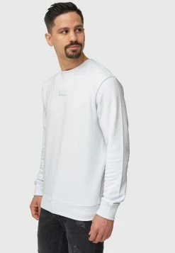 Indicode Jeans Sweatshirts Sweatshirt Baxter Heren Wit -Indicode Jeans Verkoop 2023 fcac08c2716d0e681ece485598c0c9a9