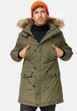 Indicode Jeans Parkas Winterparka Jarl Heren Kaki -Indicode Jeans Verkoop 2023 fd4bc7896e778ba33b5e30d3c9c471b6